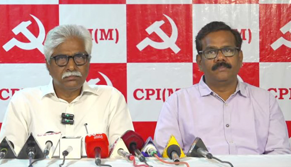 cpm press meet on modi visit tirupati smart meters