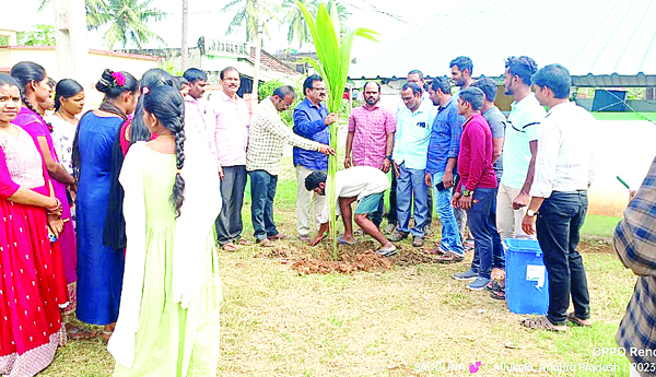 సచివాలయ ఉద్యోగులు ప్రజలకు అందుబాటులో ఉండి సేవలందించాలని టెక్కలి డివిజన్‌ పంచాయతీ విస్తరణ అధికారి ఐ.వి.రమణ ఆదేశించారు. మండలంలోని రెంటికోట