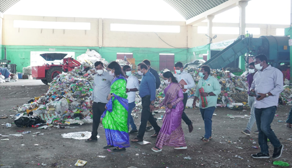 misra visit garbage management center